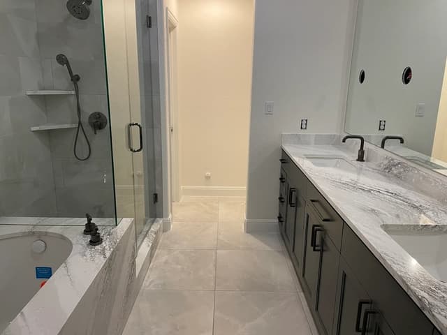 White Chooz Painters logo with blue background placeholder for paintig company logos