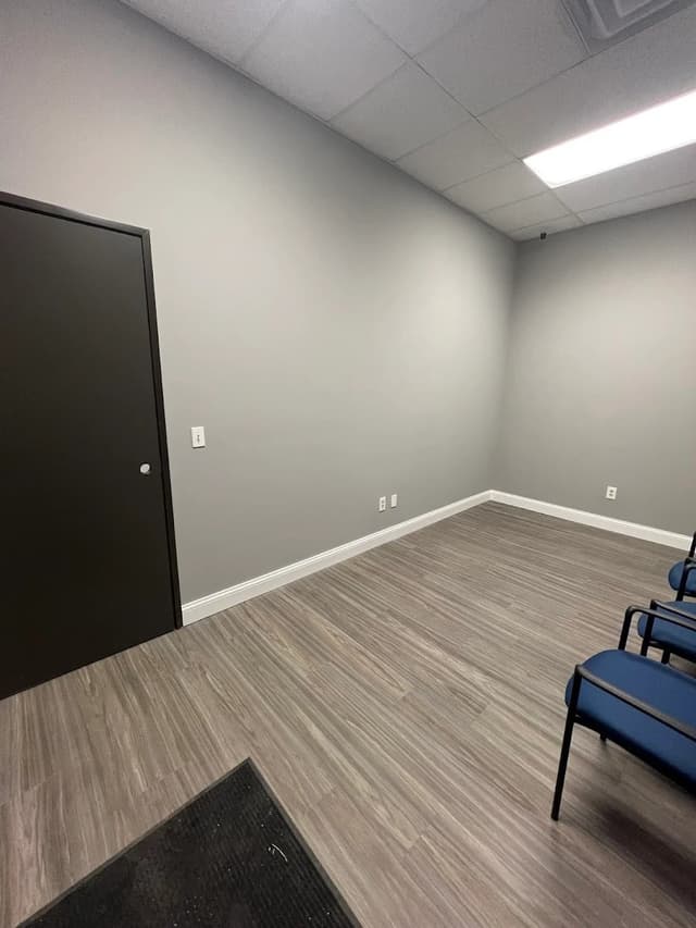 White Chooz Painters logo with blue background placeholder for paintig company logos