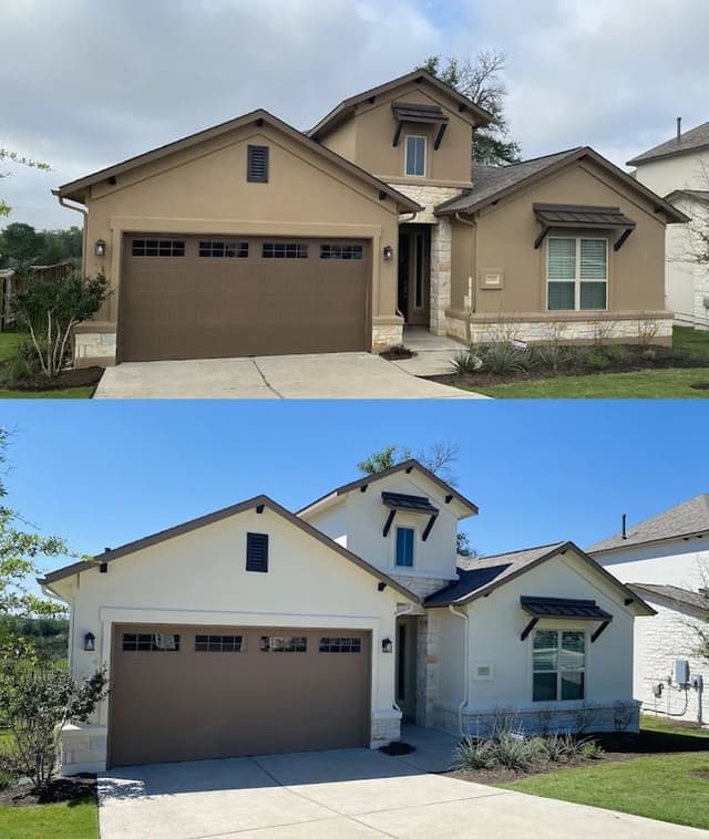 White Chooz Painters logo with blue background placeholder for paintig company logos