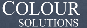 Logo for Colour Solutions Custom Painting, a painting company in Wilmington, North Carolina.