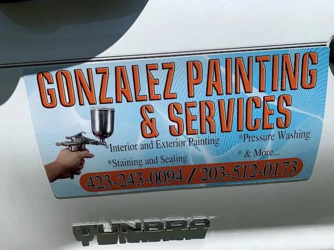 Logo for Gonzalez Painting, a painting company in Chattanooga, Tennessee.