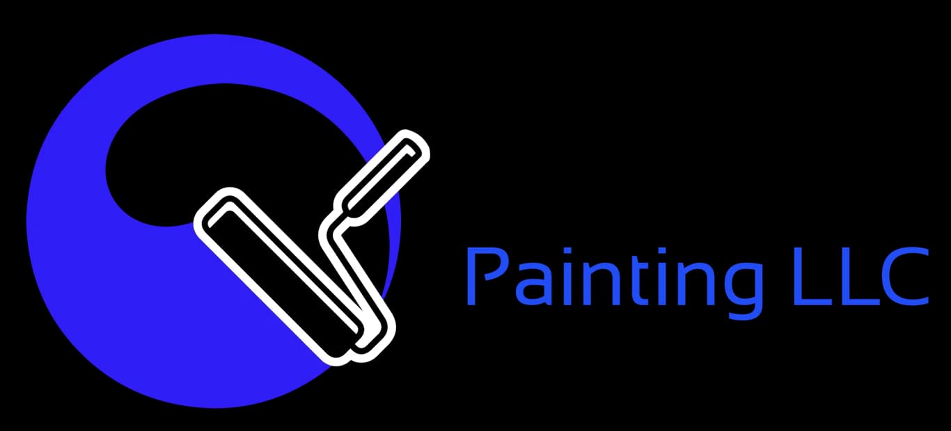 This is an image from DSK Painting LLC, located in Pennsylvania. The logo for DSK Painting LLC features a blue circular design with a white paint roller and brush graphic alongside clean modern text.