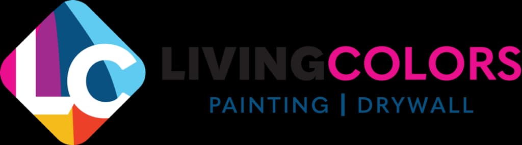 Logo for Living Colors Painting & Drywall, a painting company in Asheville, NC.