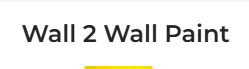 This is an image from Wall 2 Wall Paint  Company company, located in Philadelphia, PA. The image is a Wall 2 Wall Paint company logo.