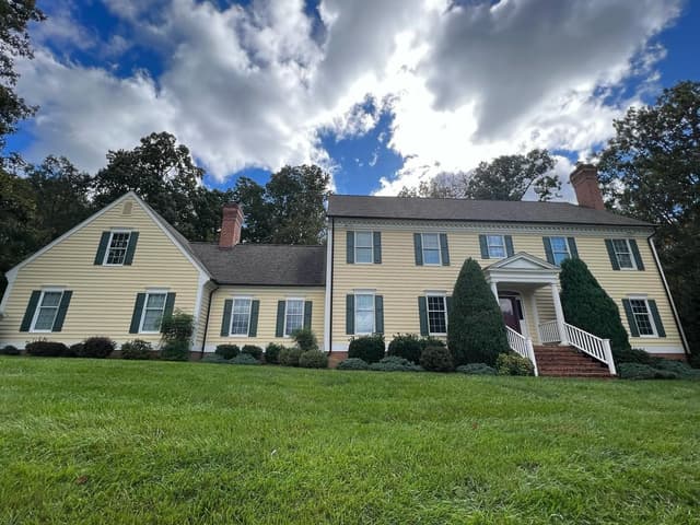 White Chooz Painters logo with blue background placeholder for paintig company logos