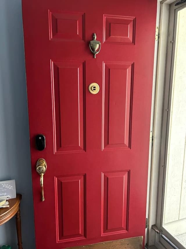 White Chooz Painters logo with blue background placeholder for paintig company logos