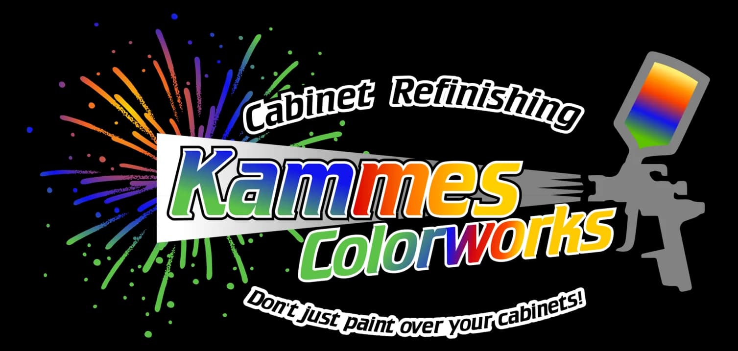 Logo for Kammes Colorworks, Inc., a painting company in Elburn, Illinois.