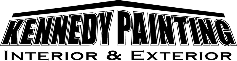 This is an image from Kennedy Painting Interior & Exterior, located in Indiana. The logo for Kennedy Painting Interior & Exterior features bold black uppercase lettering with a clean, professional design emphasizing interior and exterior painting services.