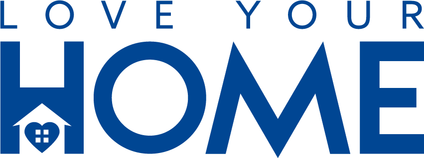 This is an image from Love Your Home, located in Minnesota. The logo for Love Your Home features bold blue lettering with a stylized house and heart icon integrated into the design.