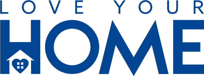 This is an image from Love Your Home, located in Minnesota. The logo for Love Your Home features bold blue lettering with a stylized house and heart icon integrated into the design.