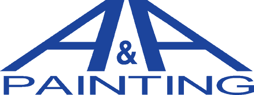 Logo for A&A Painting, Inc, a painting company in St. Charles, Illinois.