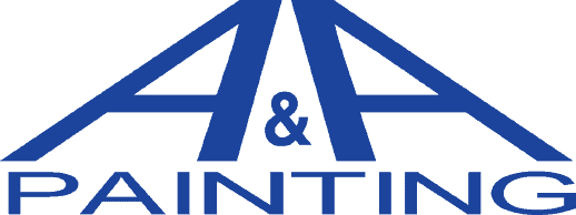 Logo for A&A Painting, Inc, a painting company in St. Charles, Illinois.