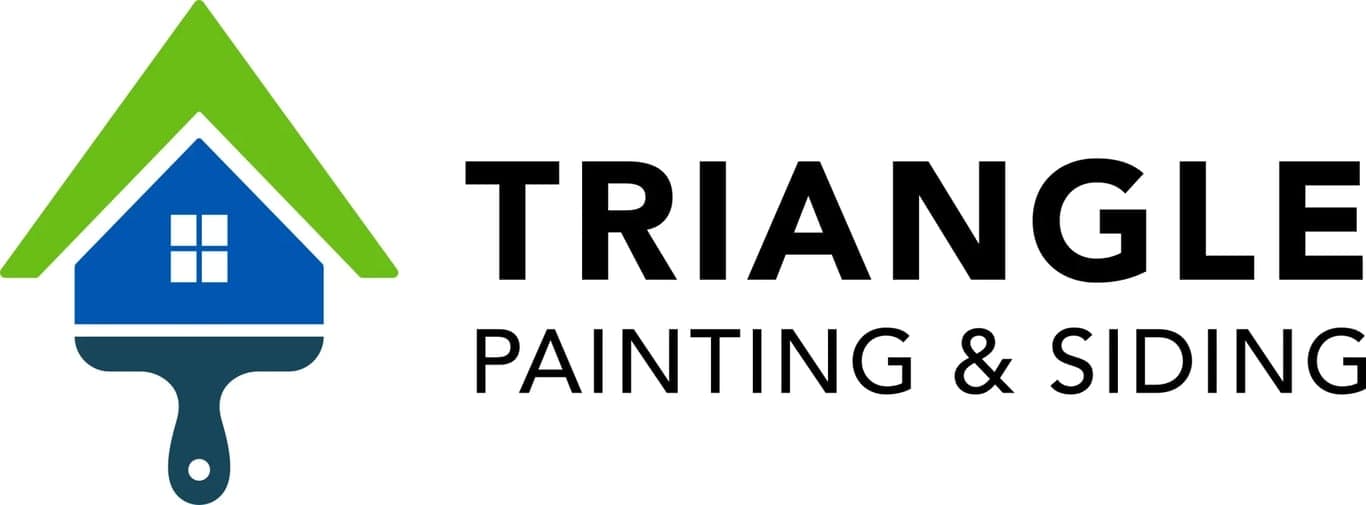 This is the logo for Triangle Painting & Siding, a North Carolina painting company.