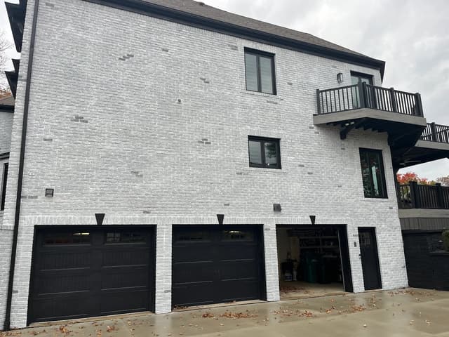 White Chooz Painters logo with blue background placeholder for paintig company logos