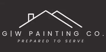 Logo for GW Painting, a painting company in Charlotte, NC.