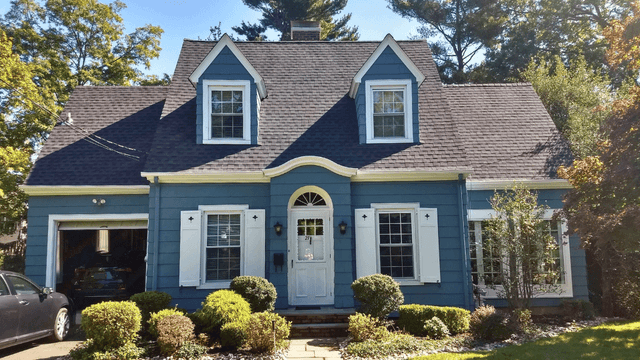 White Chooz Painters logo with blue background placeholder for paintig company logos