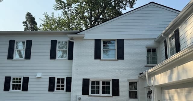 White Chooz Painters logo with blue background placeholder for paintig company logos