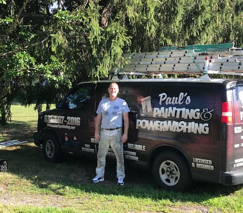 Picture of  Paul Mercandetti, owner of Paul's Painting & Powerwashing.