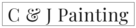 Logo for C & J Painting, a painting company in Parma, OH.