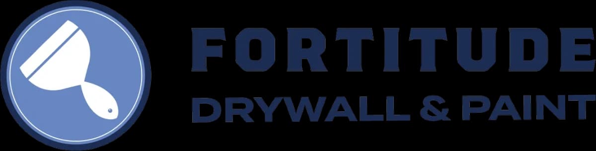 Logo for Fortitude Drywall and Paint, a painting company in Burton, Ohio.