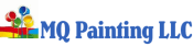 "This is an image from MQ Painting LLC, located in Texas. The logo for MQ Painting LLC features colorful overlapping paint splashes beside bold blue text."