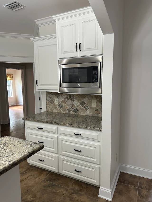 White Chooz Painters logo with blue background placeholder for paintig company logos