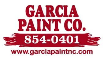 Logo for Garcia Paint Co, a painting company in Greensboro, NC.