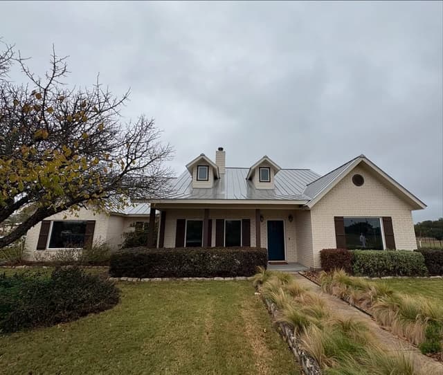 White Chooz Painters logo with blue background placeholder for paintig company logos