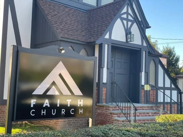 White Chooz Painters logo with blue background placeholder for paintig company logos