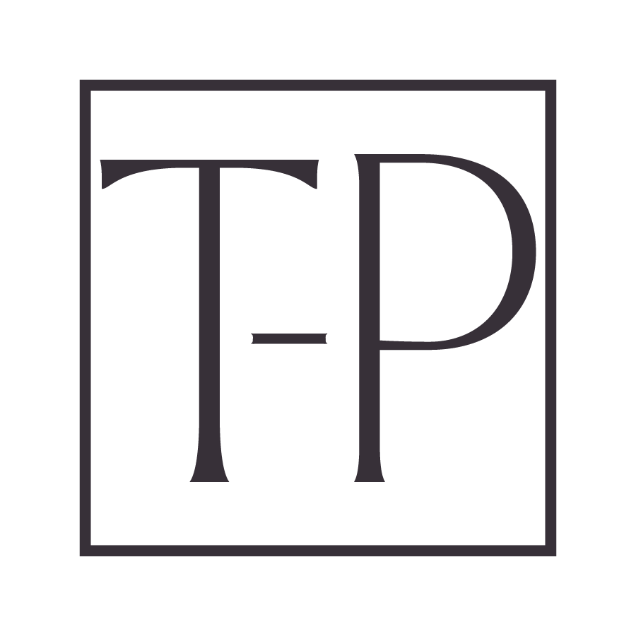 This is an image from Todd Hess Painting, located in Pennsylvania. The logo for Todd Hess Painting features large dark TP initials inside a simple square border on a white background.