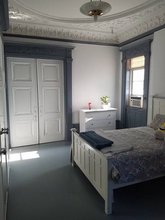 White Chooz Painters logo with blue background placeholder for paintig company logos