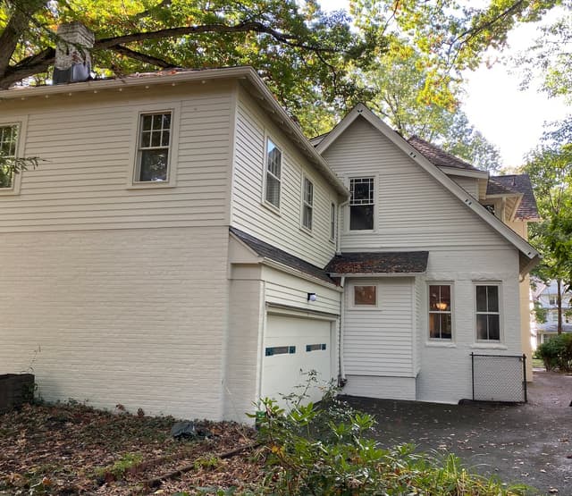 White Chooz Painters logo with blue background placeholder for paintig company logos