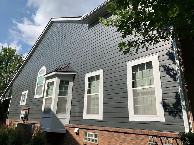 White Chooz Painters logo with blue background placeholder for paintig company logos