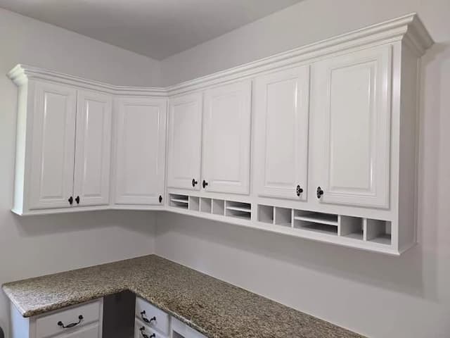 White Chooz Painters logo with blue background placeholder for paintig company logos