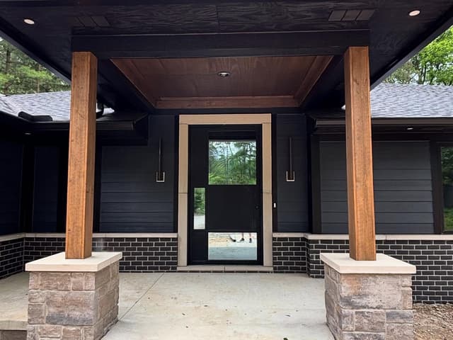 White Chooz Painters logo with blue background placeholder for paintig company logos