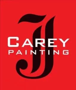 This is an image from J Carey Painting, located in Pennsylvania. The logo for J Carey Painting features bold black lettering with a stylized letter J on a red background.