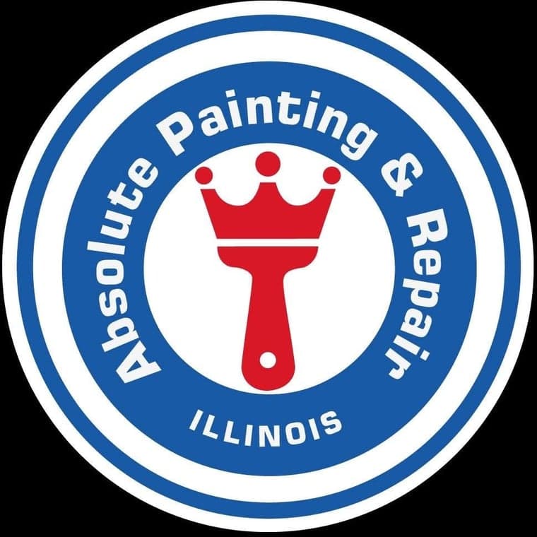 Logo for Absolute painting and repair, a painting company in Buffalo Grove, Illinois.