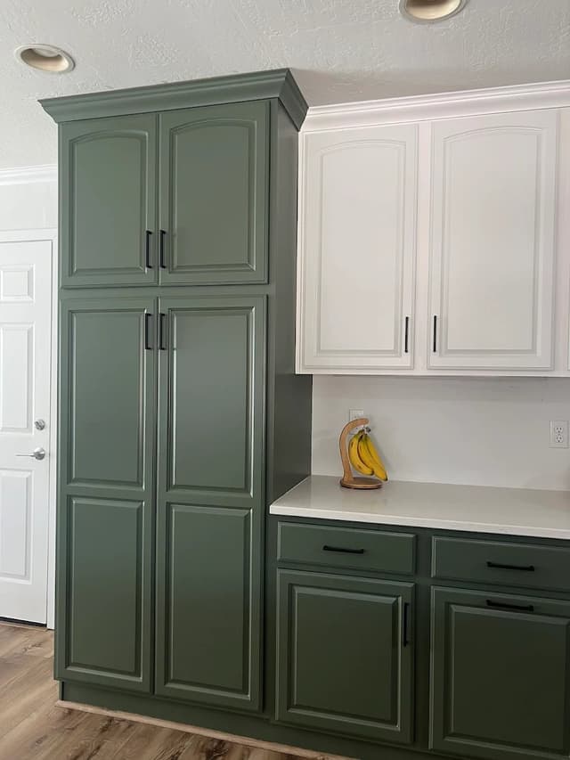 White Chooz Painters logo with blue background placeholder for paintig company logos