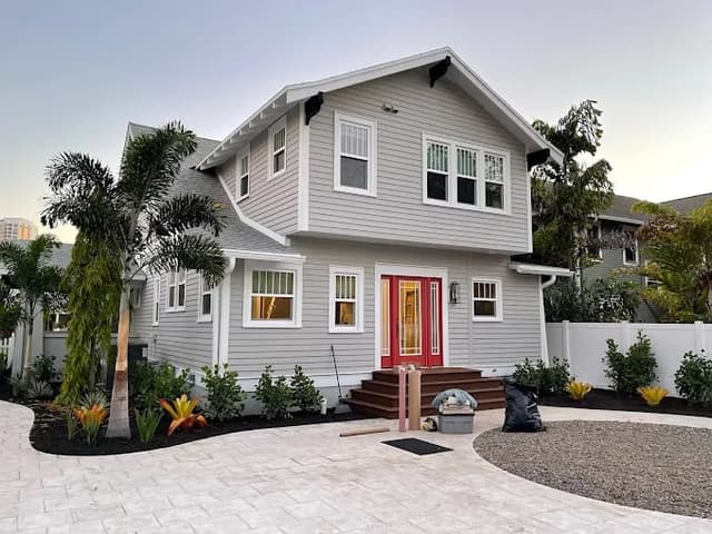 White Chooz Painters logo with blue background placeholder for paintig company logos