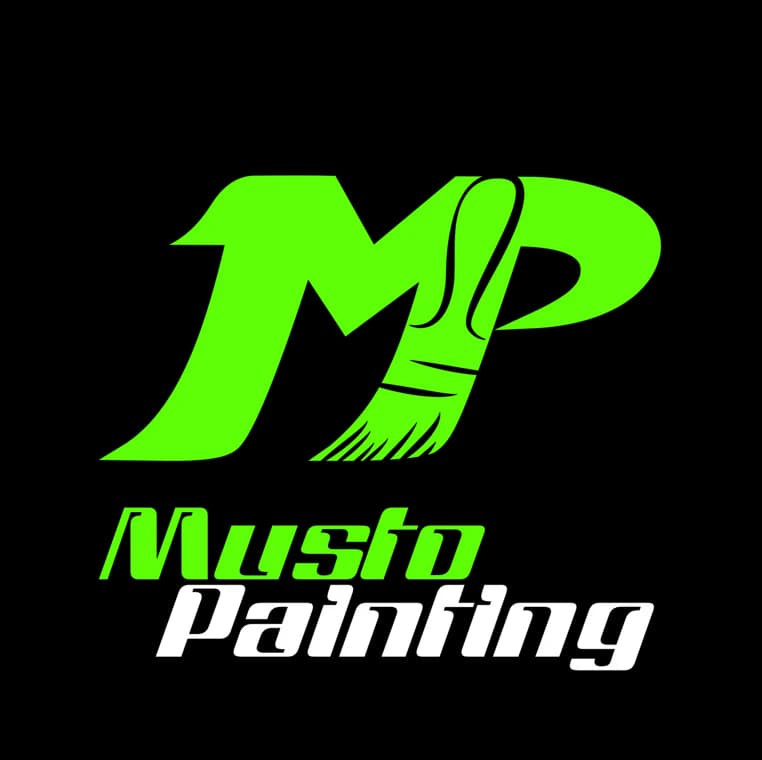 Logo for Musto Painting, a painting company in Bloomingdale, Illinois.