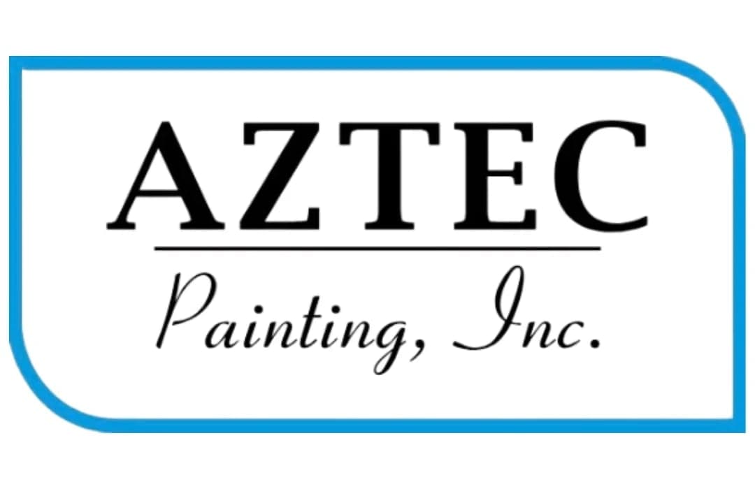 Logo for Aztec Painting Inc., a painting company in Wilmington, NC.