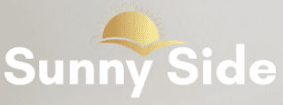 This is an image from Sunny Side Painting, located in Washington. The logo for Sunny Side Painting features white text with a yellow sun graphic and a gray background.