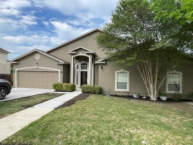 White Chooz Painters logo with blue background placeholder for paintig company logos