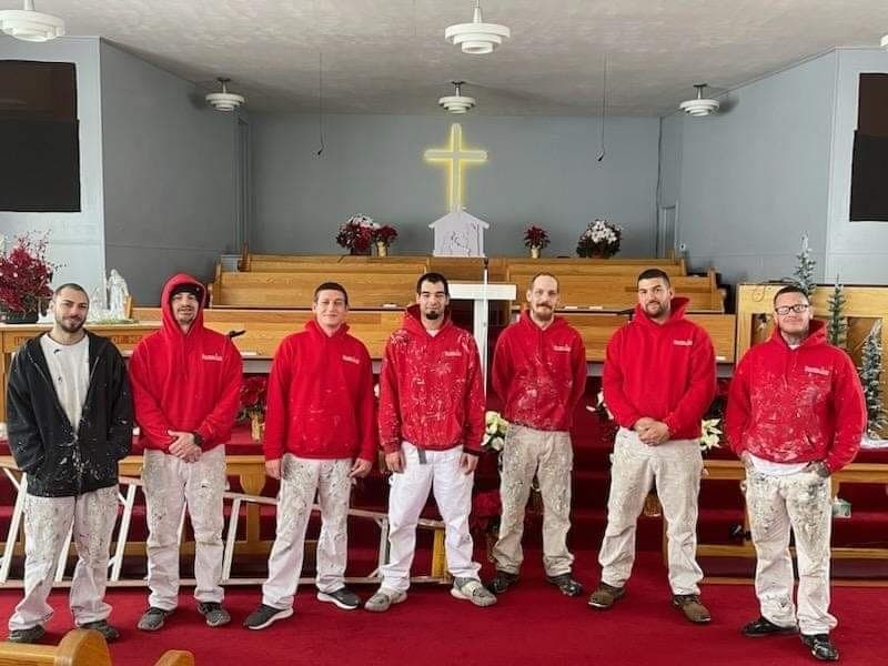 Group Picture of workers at Resurrection Painting LLC