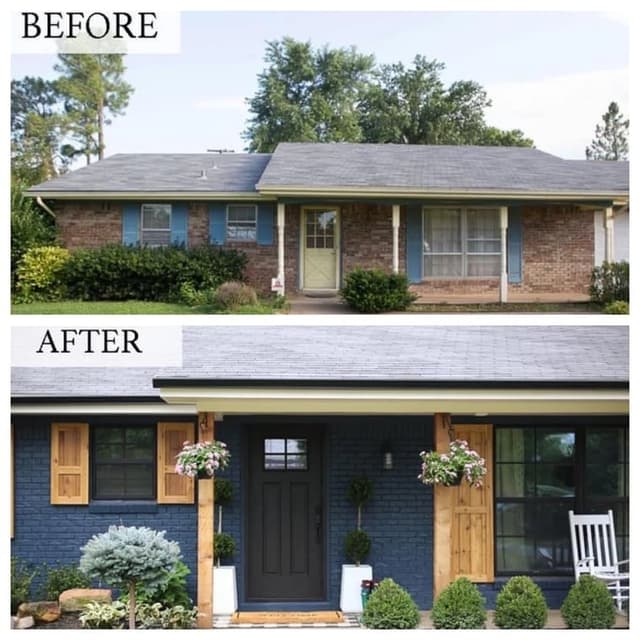 White Chooz Painters logo with blue background placeholder for paintig company logos