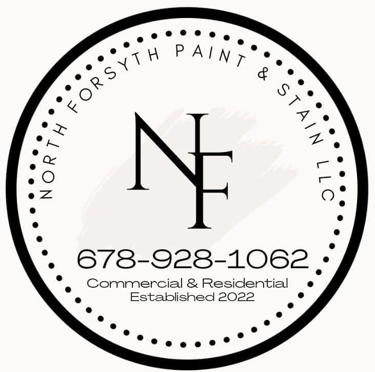 White Chooz Painters logo with blue background placeholder for paintig company logos