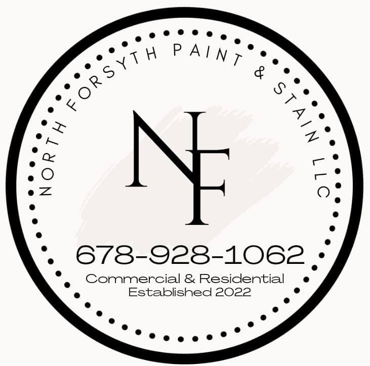 White Chooz Painters logo with blue background placeholder for paintig company logos