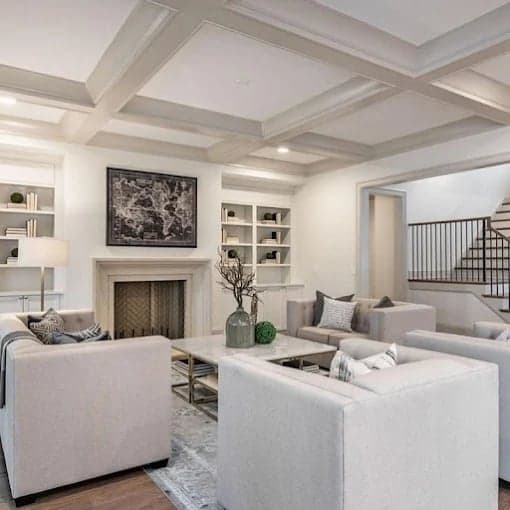 White Chooz Painters logo with blue background placeholder for paintig company logos