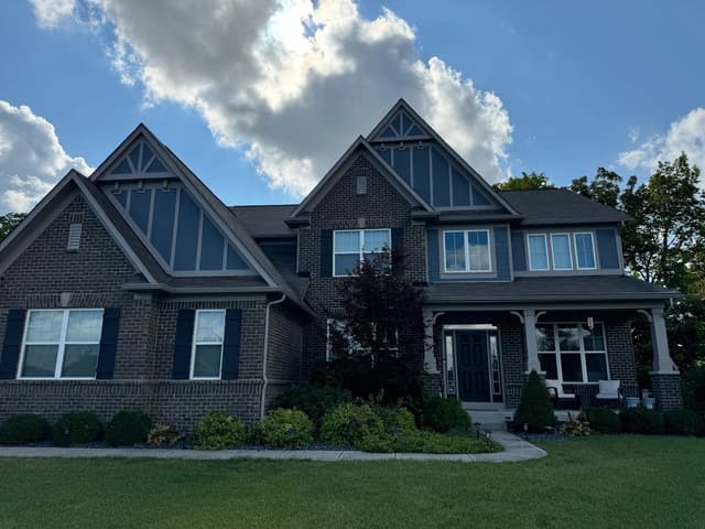 White Chooz Painters logo with blue background placeholder for paintig company logos