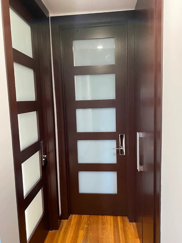 White Chooz Painters logo with blue background placeholder for paintig company logos